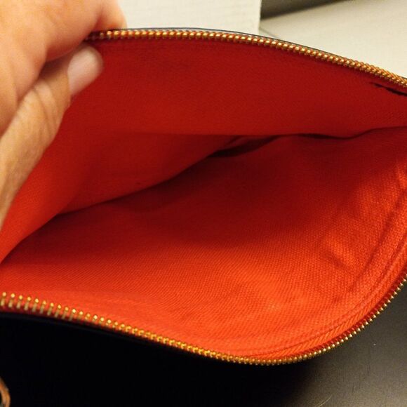 Spartina 449 Leather and Canvas Fabric  Clutch/Wristlet Cottagecore - Picture 5 of 8